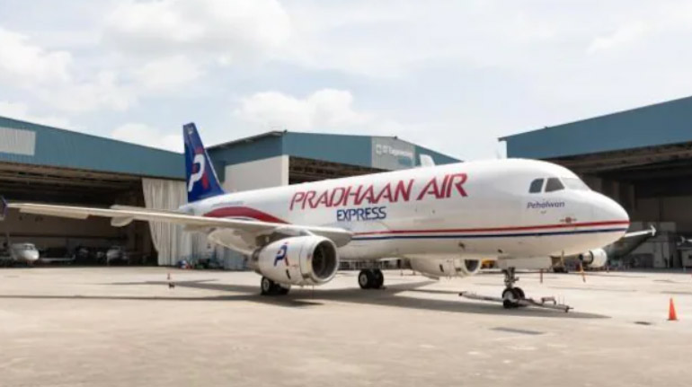 Pradhaan Air Express receives first converted A320 freighter aircraft