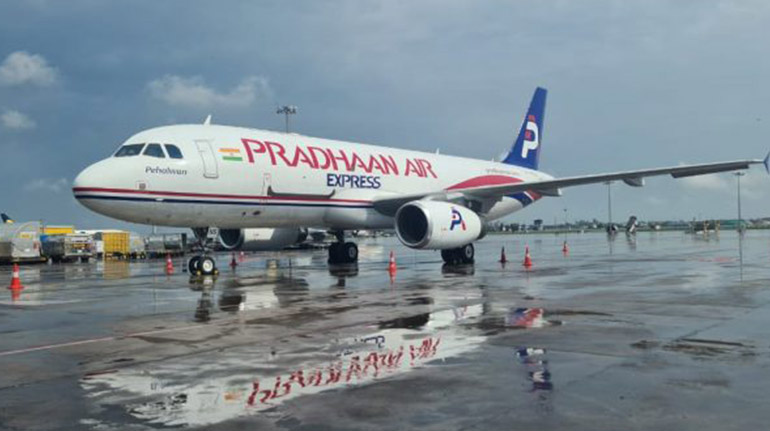 Pradhaan Air Express’s first aircraft ‘Pehalwan’ arrives in India